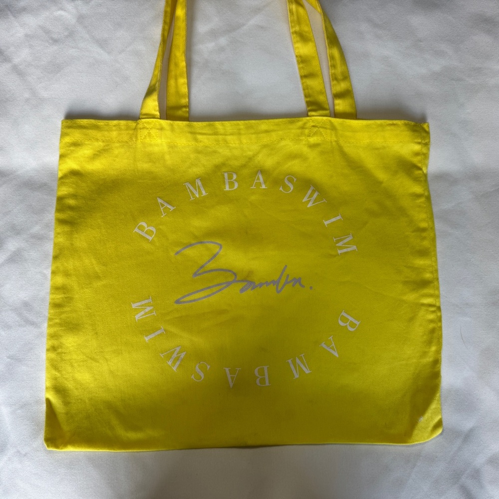 Yellow Bamba Swim tote bag